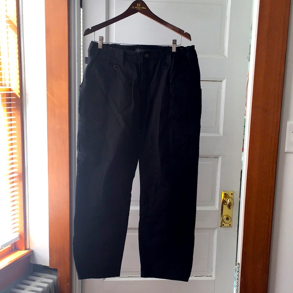 511 Tactical Series .style 64358, black, hemmed,29 inch to crotch, straight leg.